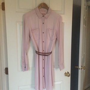 Merona dusty pink shirtdress